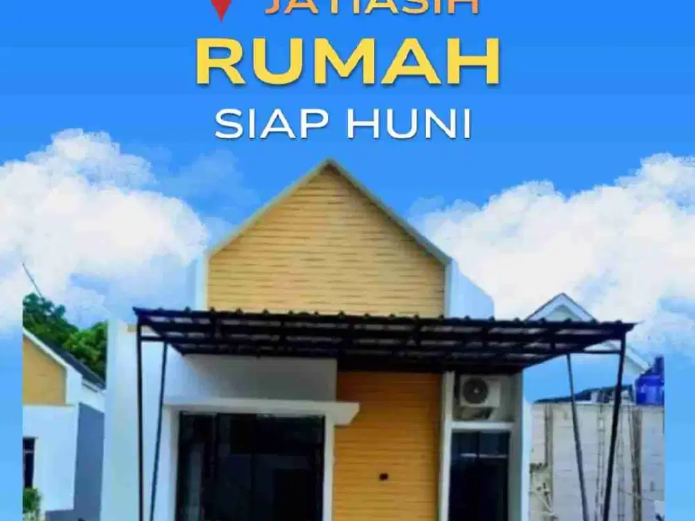 Rumah siap huni free biaya2 bonus kanopi lokasi bebas banjir dijatiasih