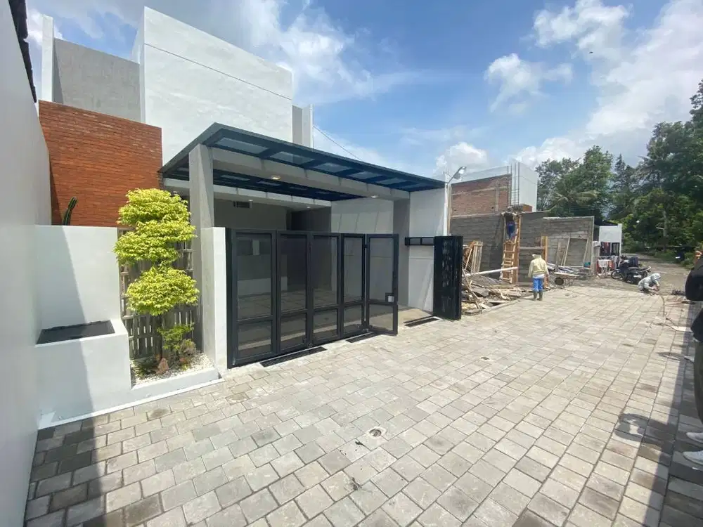 RUMAH INDUSTRIAL FULL FURNISHED 1,38 M DIUTARA JL BESI JANGKANG SLEMAN