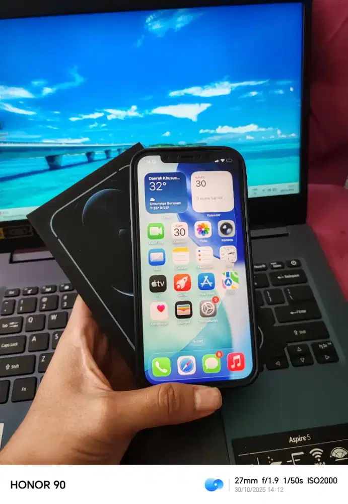 Iphone 12pro 128GB murah