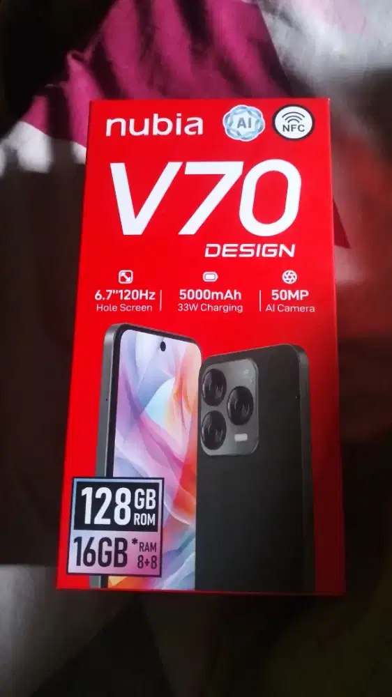 HP ZTE NUBIA V70 8+8/128 (MASIH BARU)