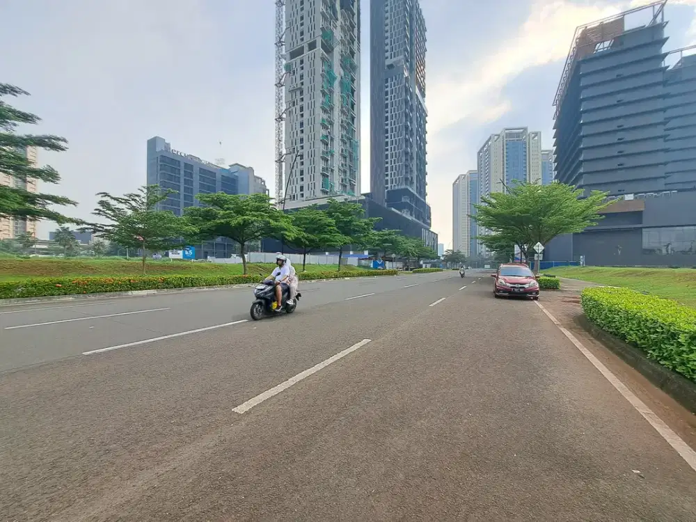 Kavling komersial hoek dekat Aeon mall bsd
