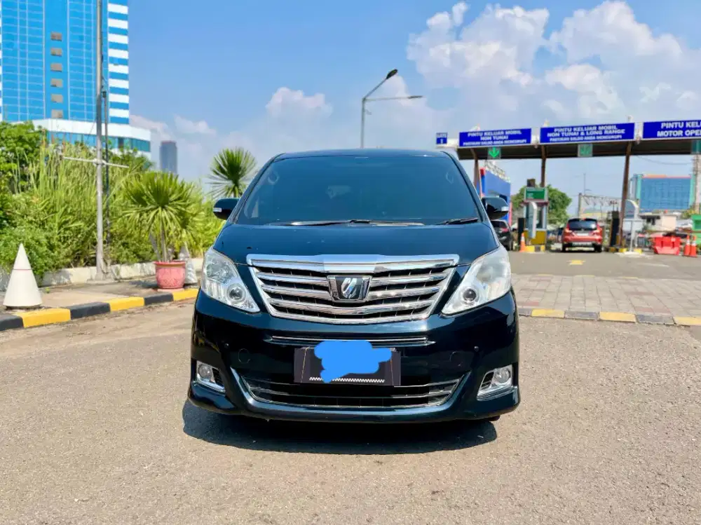 Toyota alphard 2012 type 2.4 X AT murah mulus