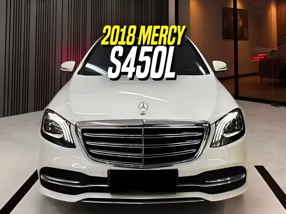 Mercedes Benz S450L 2018 White on Black Putih Mercy S 450 L 450L