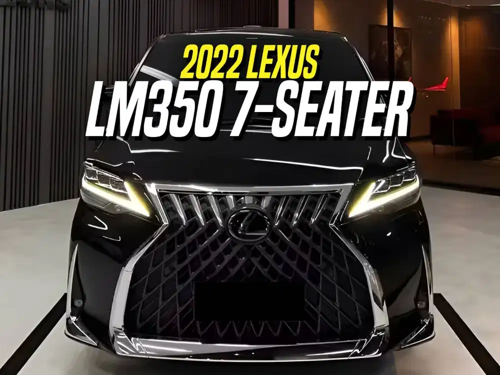 Lexus LM350 2022 7-Seater Black Hitam LM 350 7Seater