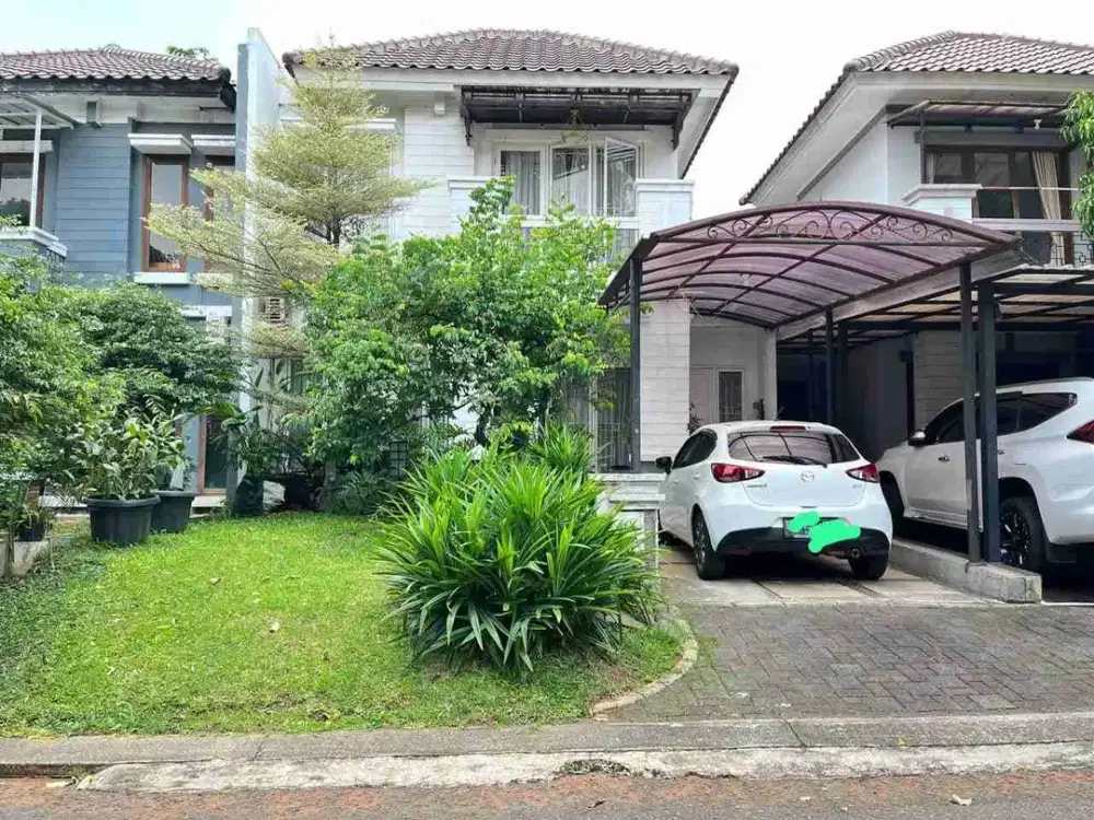DIJUAL MURAH RUMAH MEWAH SEMI FURNISHED DI LEGENDA WISATA, CIBUBUR, JAKARTA TIMUR