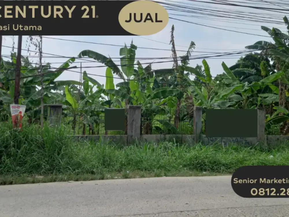 DIJUAL TANAH DI JALAN LETDA NASIR NAGRAK GUNUNG PUTRI BOGOR