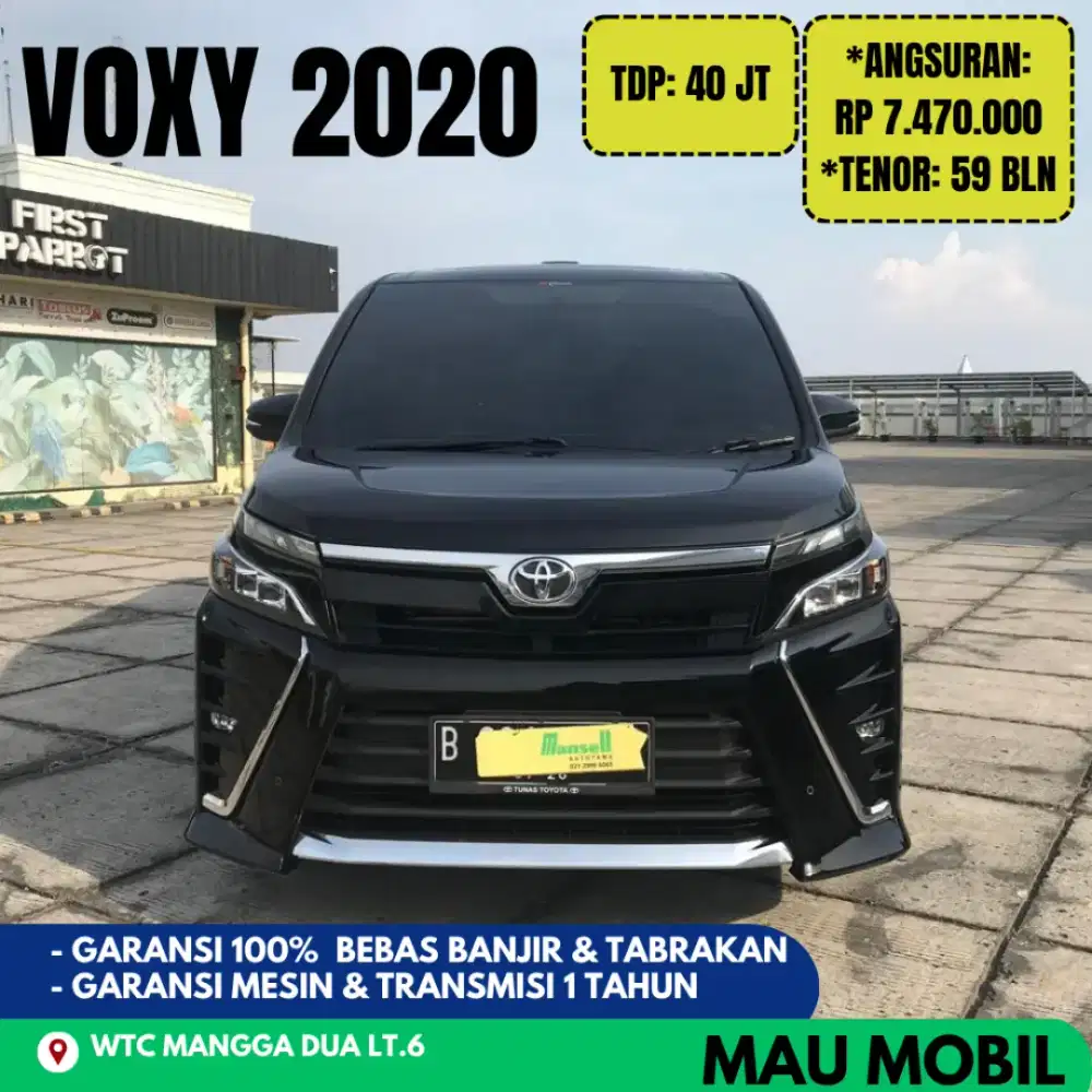 Voxy 2018/2019/2020/2021 Hitam, KM 70rb