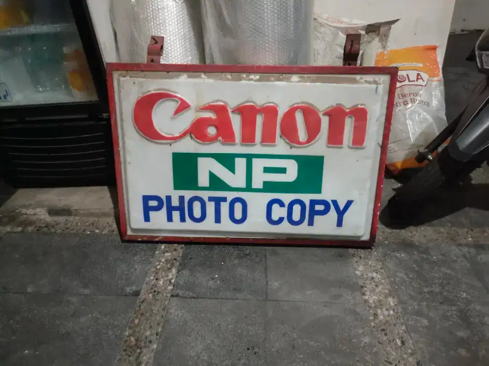 Neon box fotocopy canon