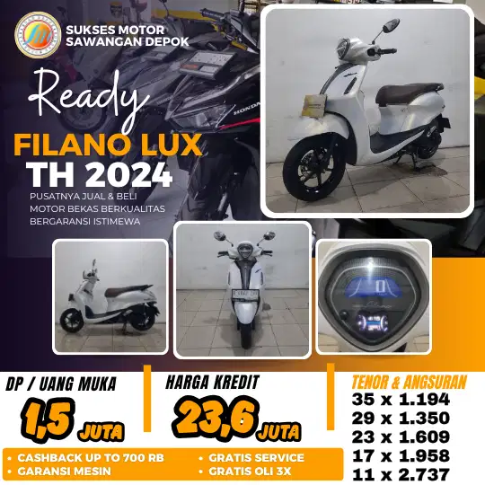 PROMO CASH KREDIT YAMAHA GRAND FILANO LUX TH 2025 MULUS BERGARANSI