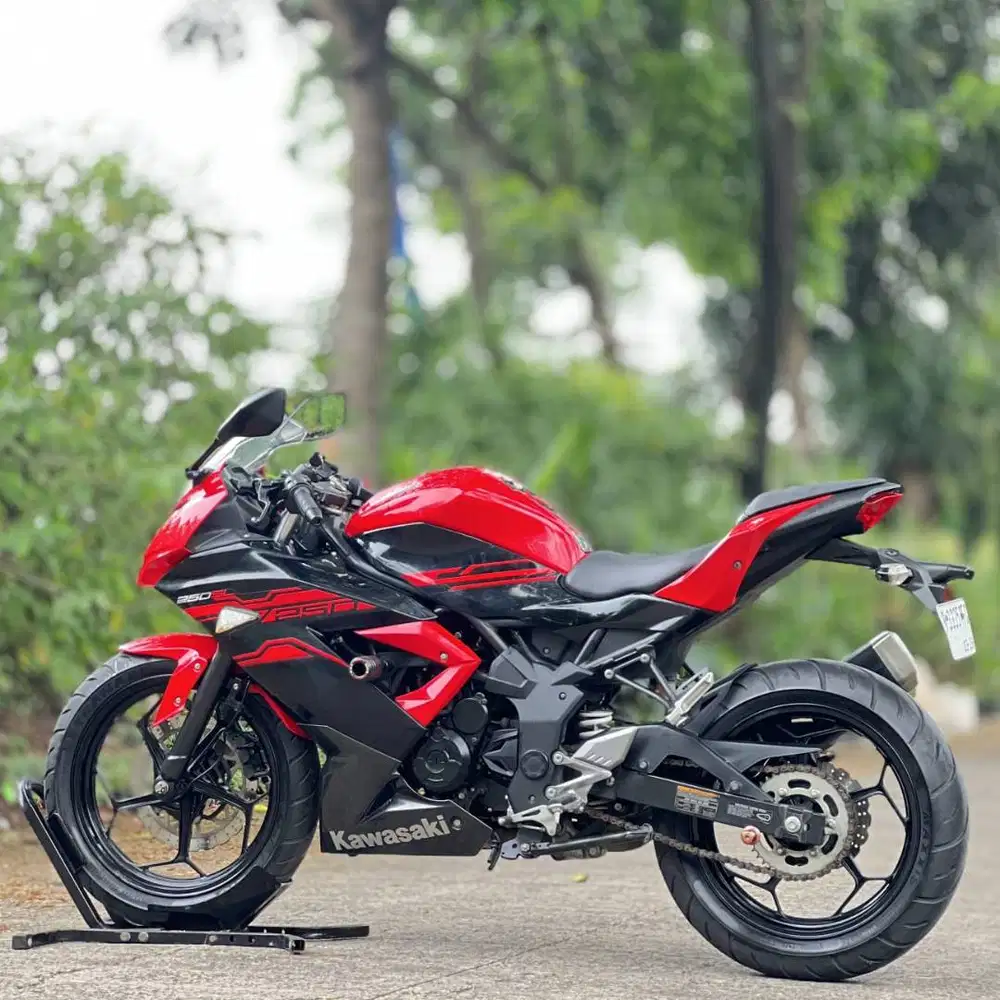 KAWASAKI NINJA MONO 250 SL MERAH 2017 KM RENDAH KAYAK BARU
