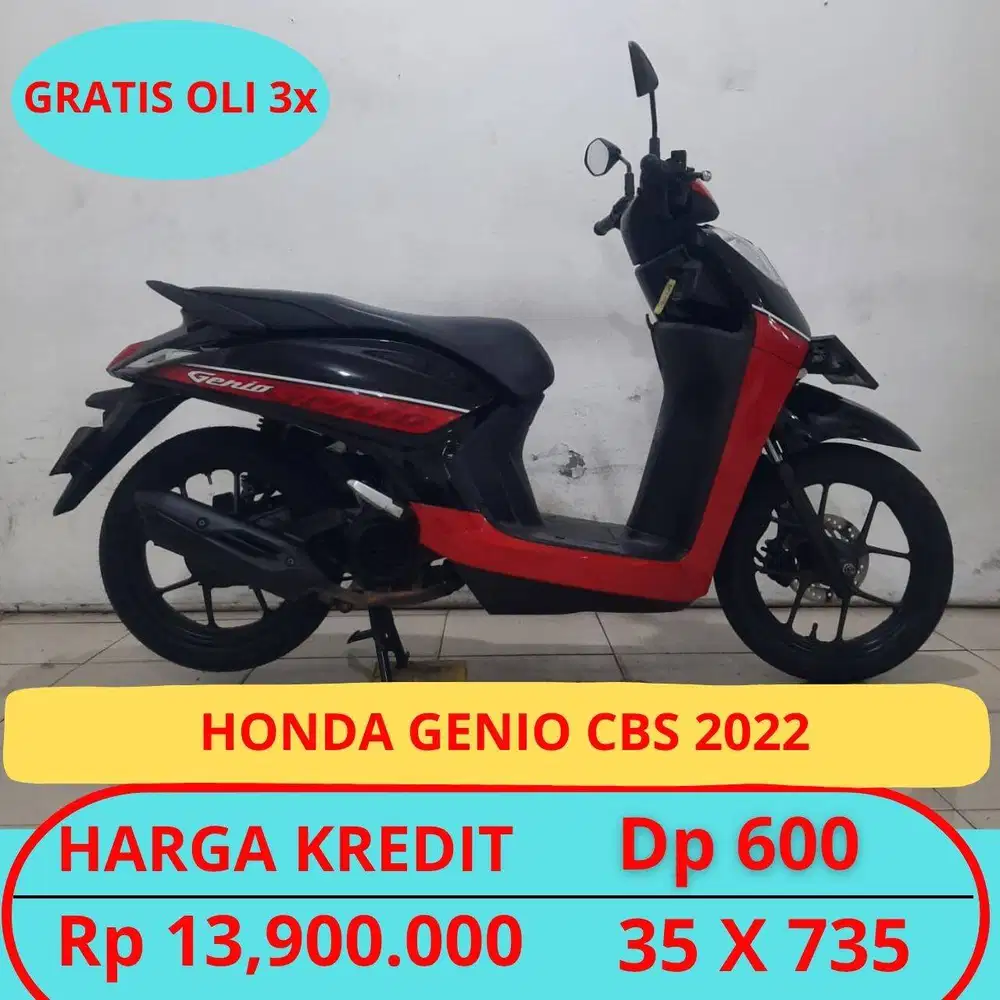Honda Genio Cbs 2022 Dp Murah Hanya 600Ribu