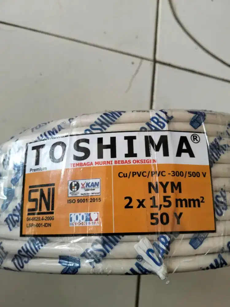 Kabel listrik toshima