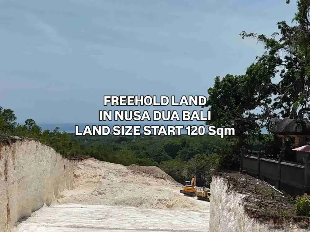 Tanah Kavling Luasan mulai 120m² di Nusa Dua Kuta Selatan Badung Bali