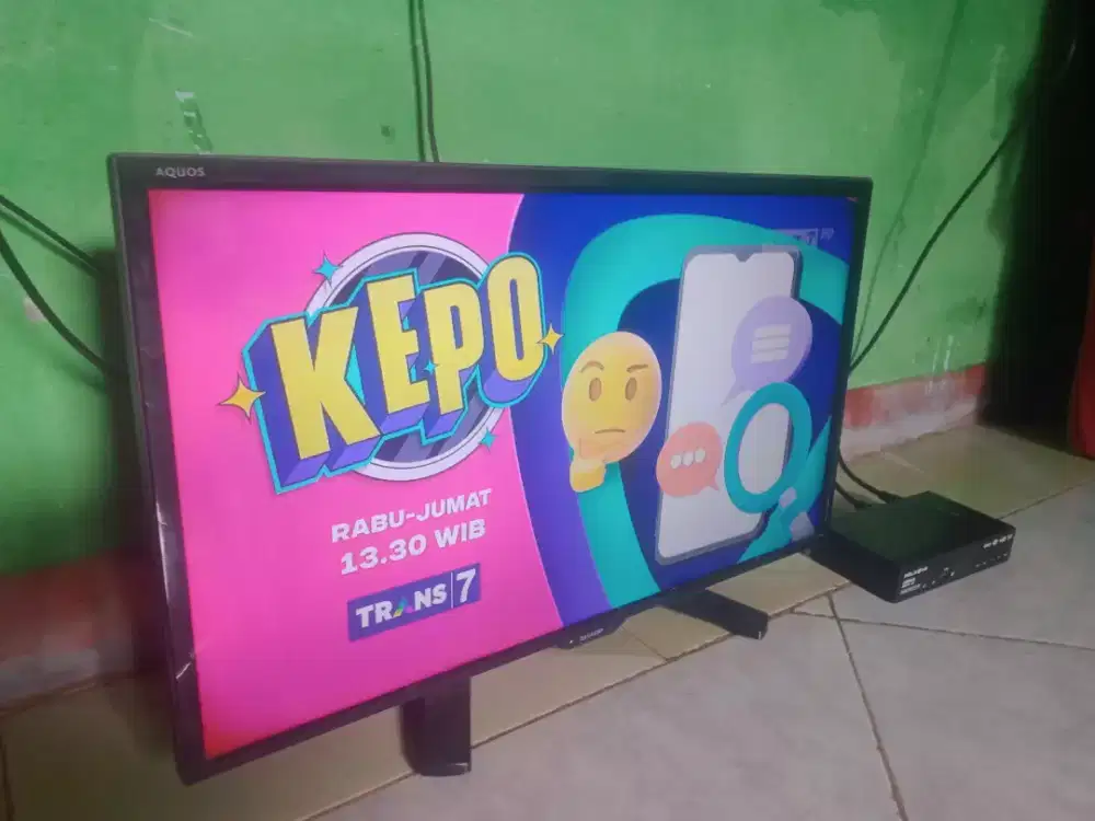 Led tv sharp 24+STB No minus