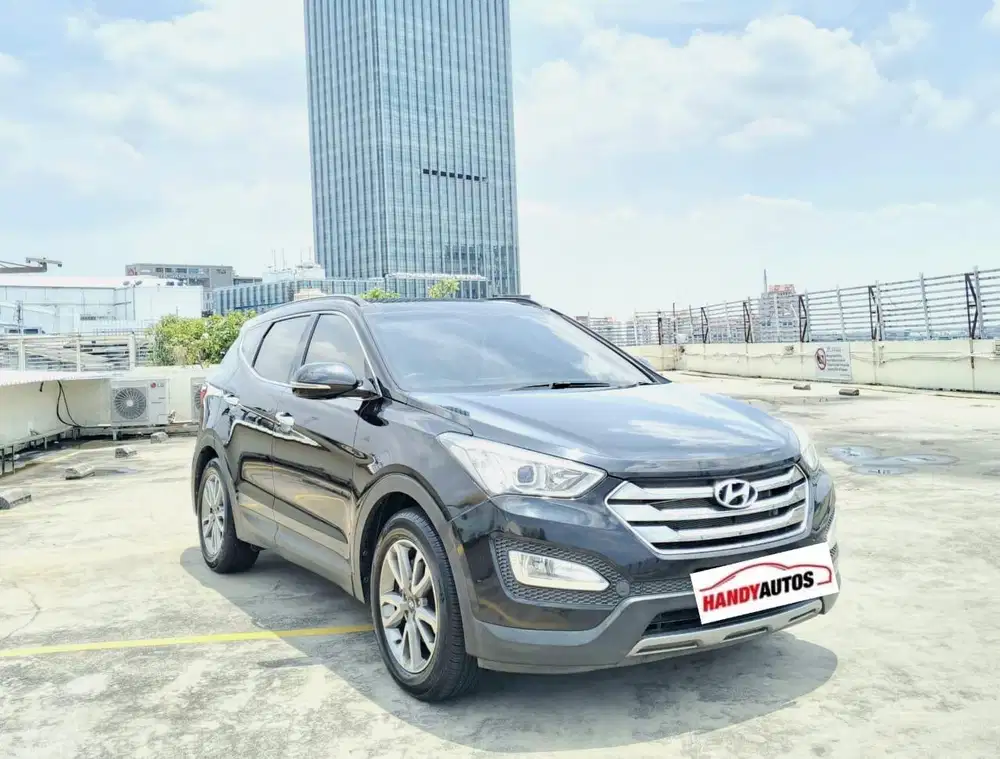Hyundai Santa Fe XG Bensin Panoramik Tahun 2014 Automatic Hitam