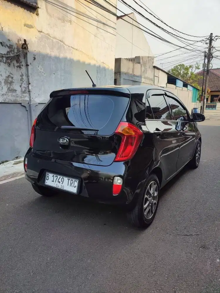 Kia Picanto 1.2 SE at th 2013 hitam nopol ganjil jakarta timur