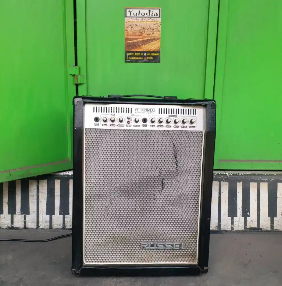 YULODIA BEKASI-ampli bluetoth keyboard drum karaoke rusel victory50