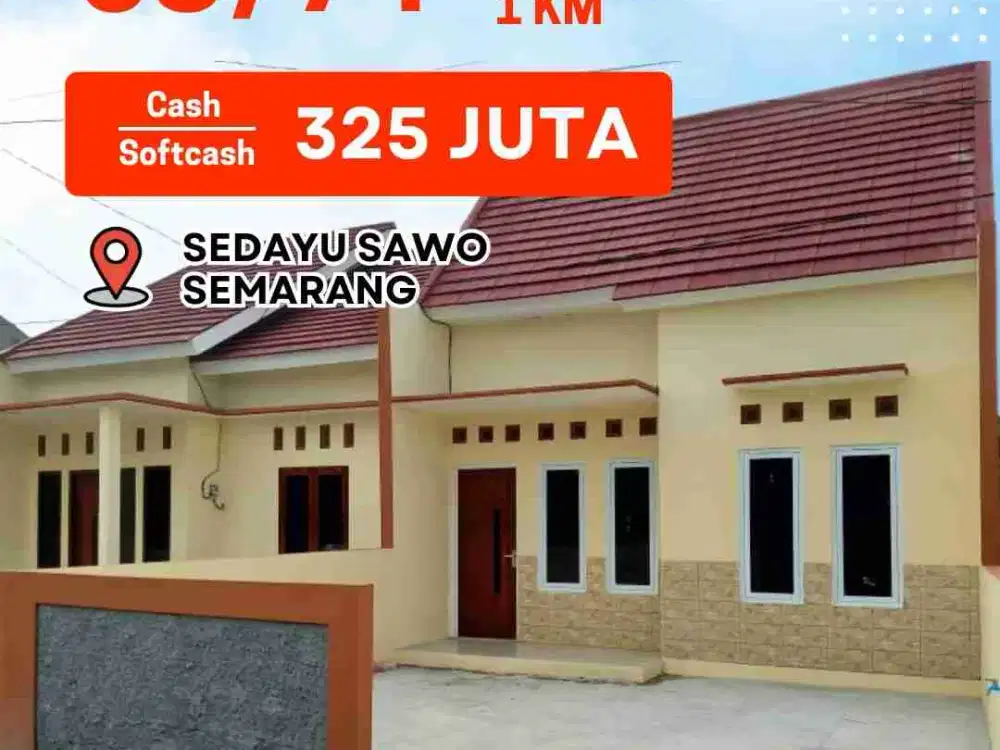 rumah di sedayu bangetayu, 1 menit Puskesmas Bangetayu
