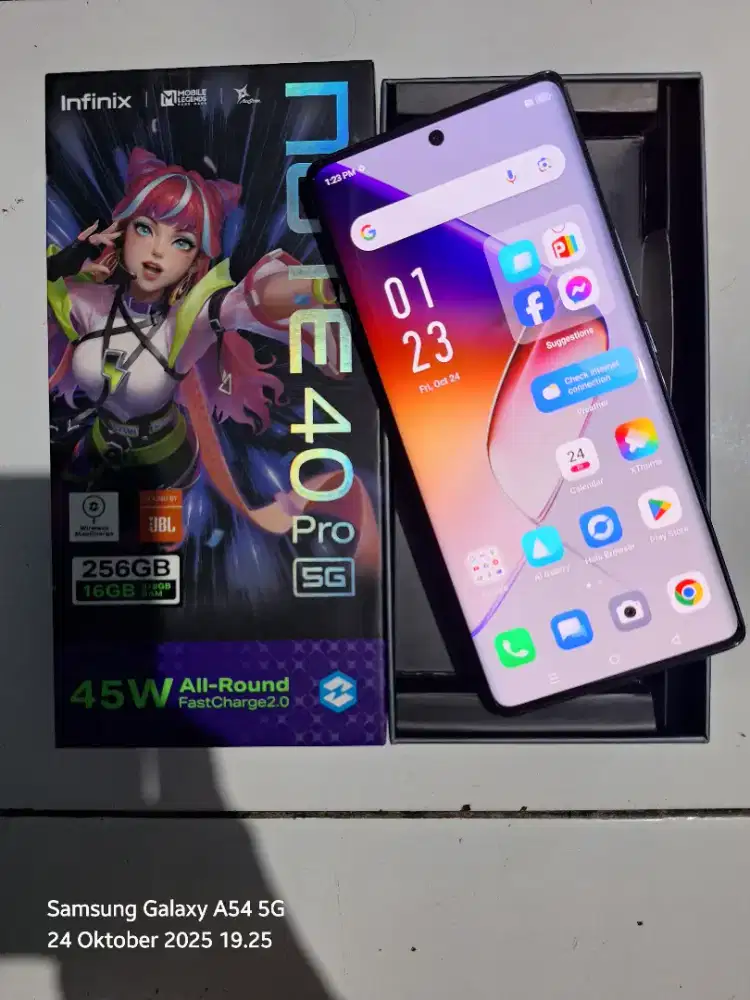 Infinix Note 40 Pro 5G 8+8/256GB Fullset