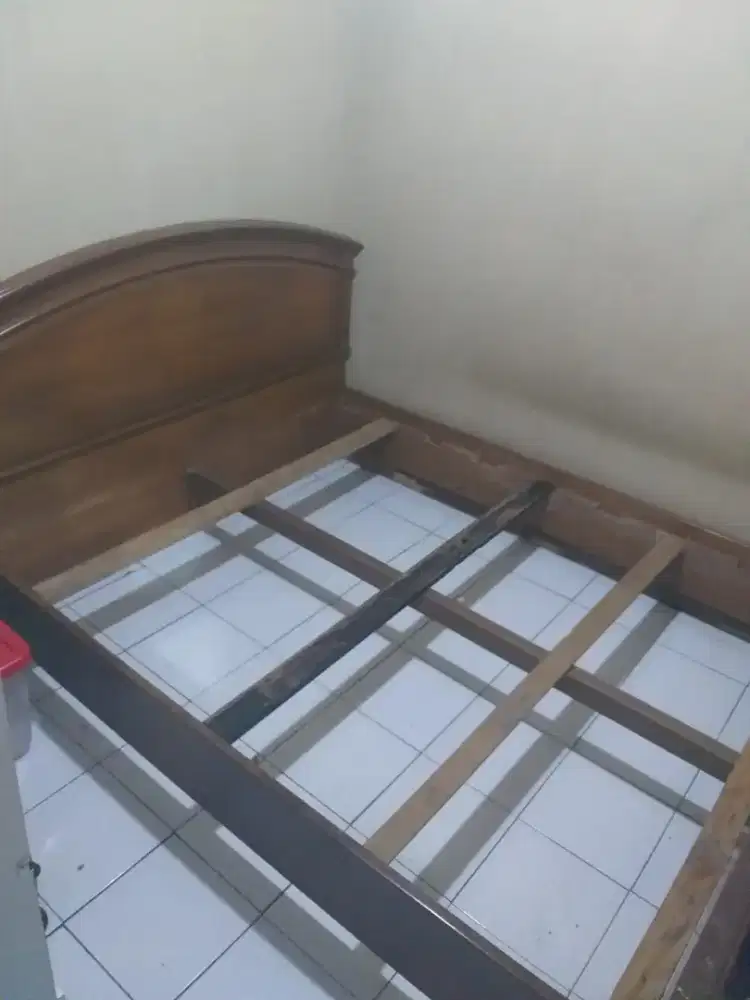 ranjang kayu jati uk 160x200