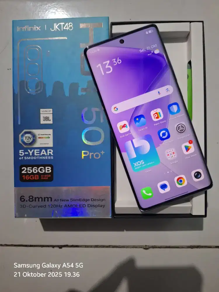 Infinix Hot 50 Pro Plus 8+8/256GB Fullset ( Garansi Mei 2026 )