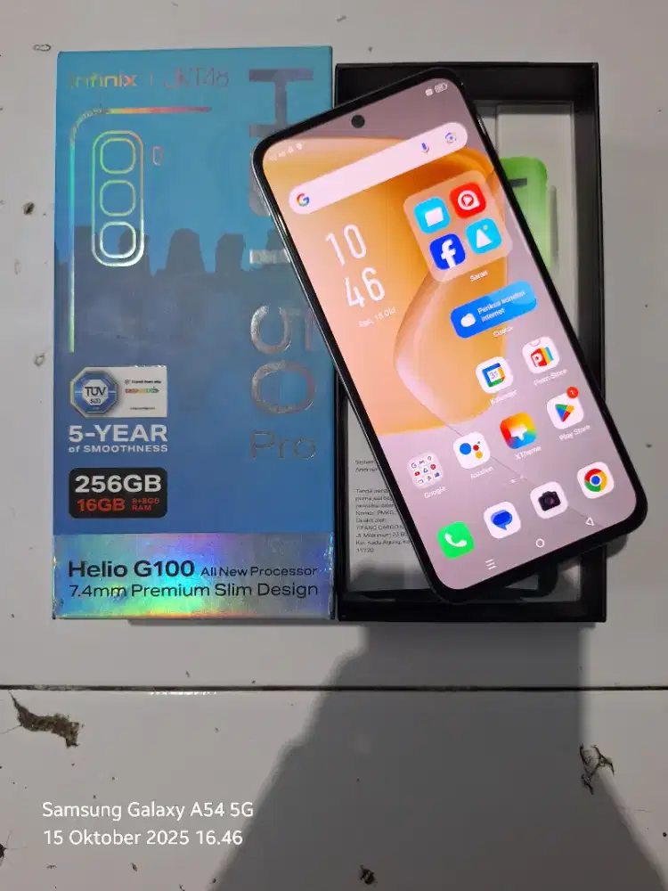 Infinix Hot 50 Pro 8+8/256GB Fullset ( Garansi Maret 2026 )