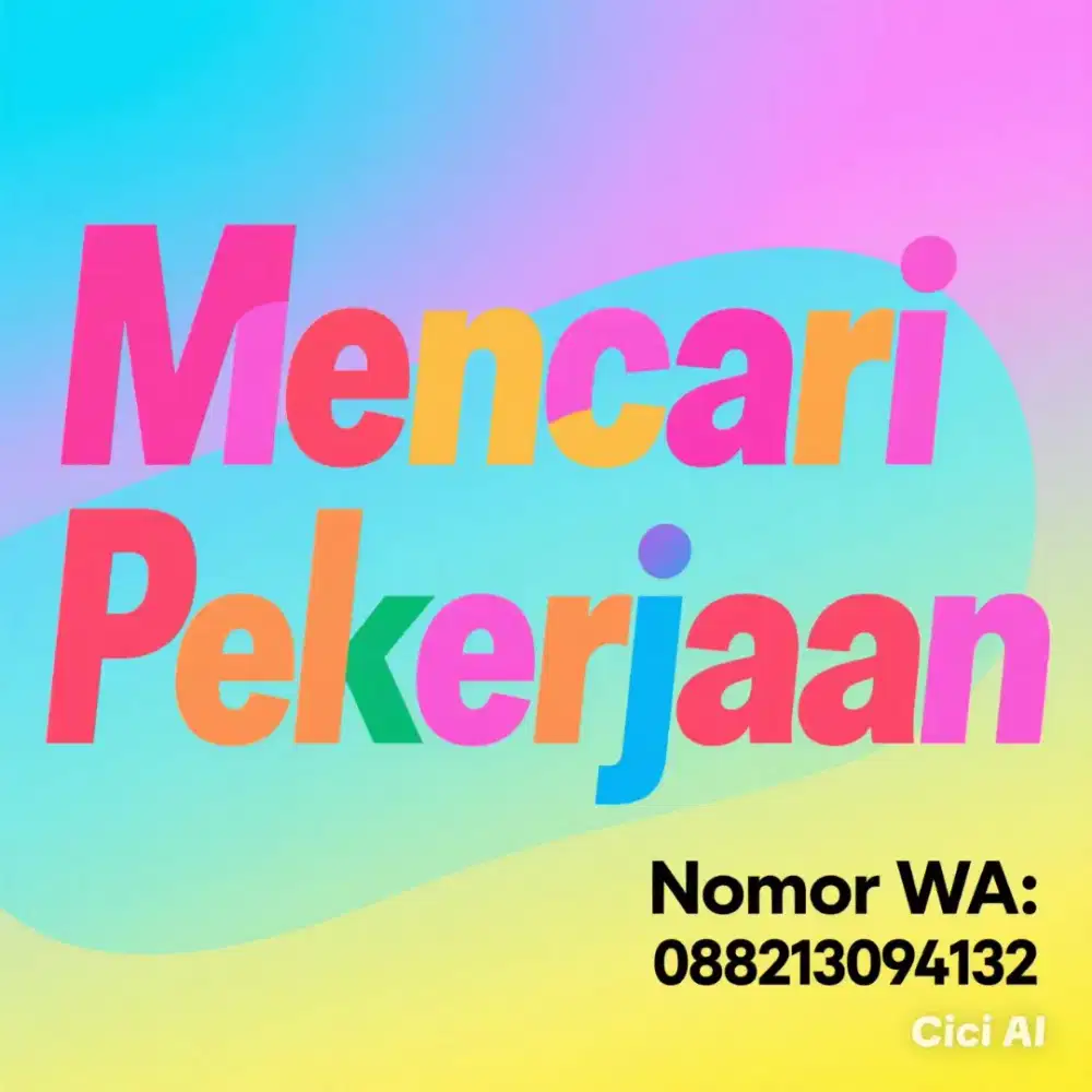 Saya sedang mencari kerja