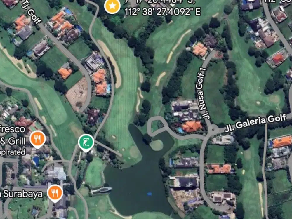 2 Tanah Kavling Golf View Jejer di Citraland Bukit Golf Surabaya Barat