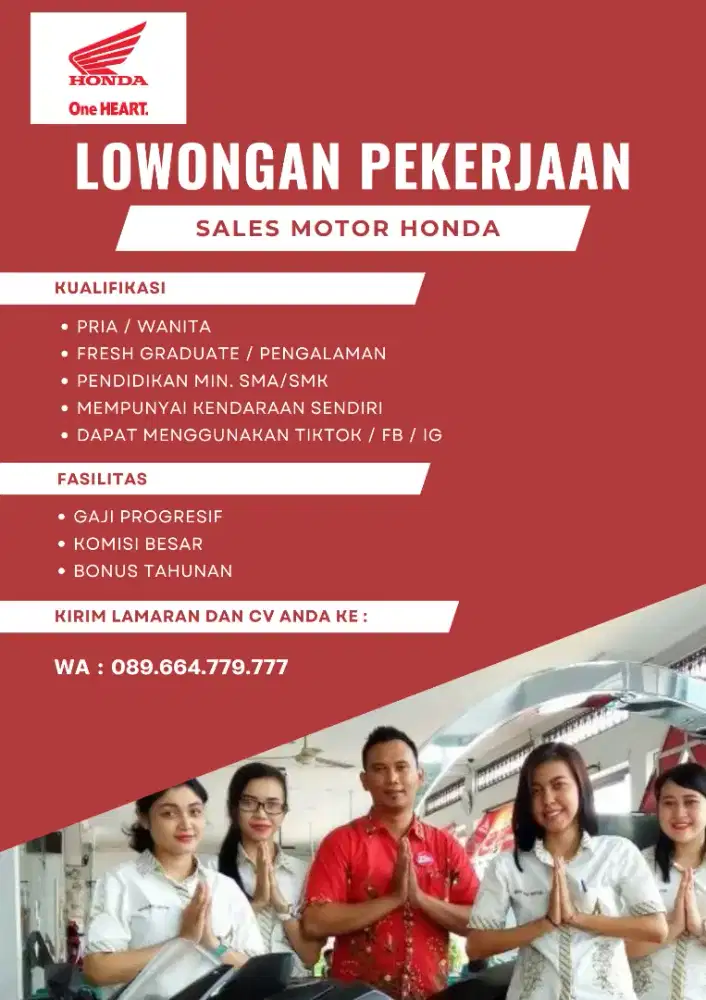 Sales Marketing Honda