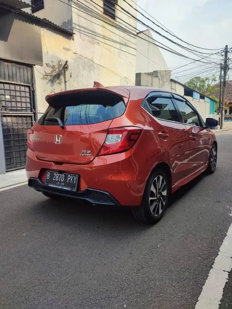 honda Brio Rs metic th 2020 Oranye nopol genap jakarta timur