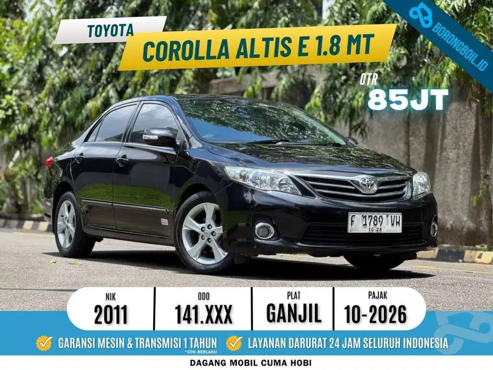 TERMURAH!!CIROLLA ALTIS 1.8 E MANUAL 2011
