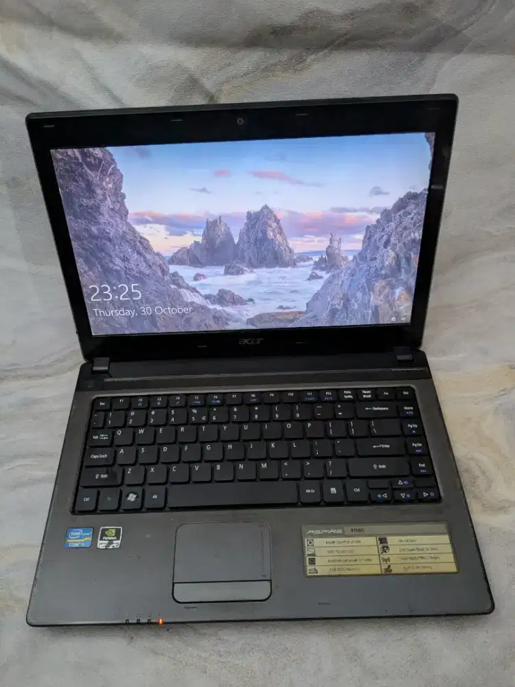 Laptop Acer Aspire 4750 Core I5 Ram 4 Dual VGA Normalan Siap Pakai