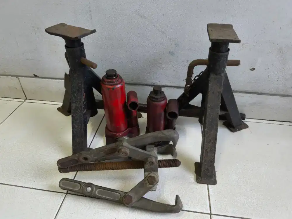 dongkrak hidrolik, stand & tracker