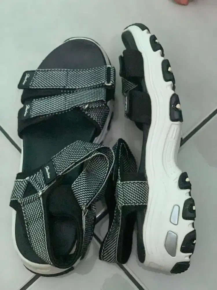 sendal sepatu skechers