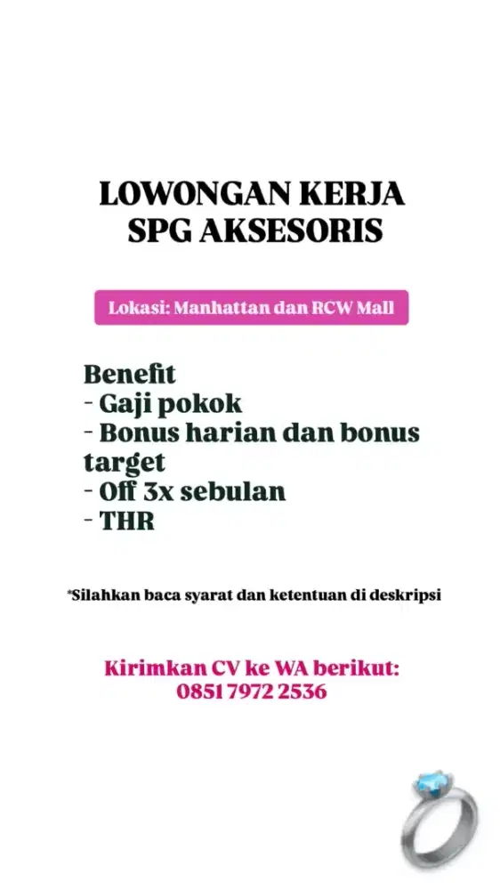 Loker SPG Aksesoris