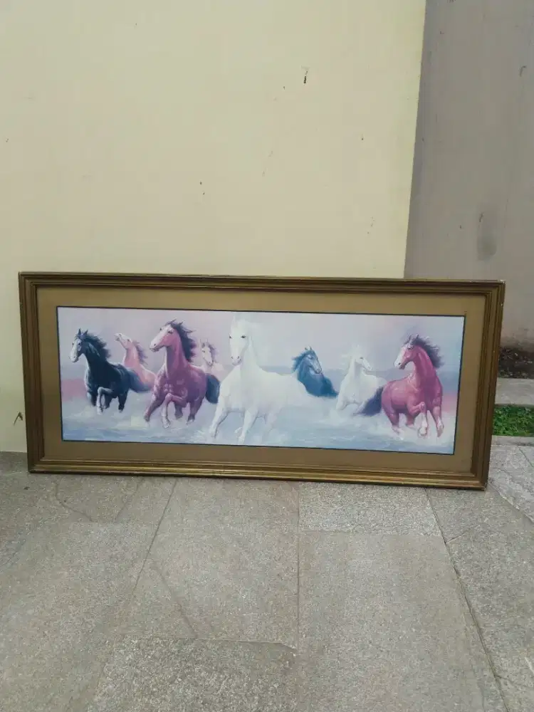 Lukisan hiasan dinding kuda