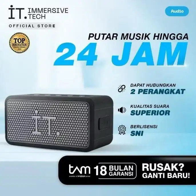 IT Noble Bluetooth Speaker - Garansi Resmi TAM