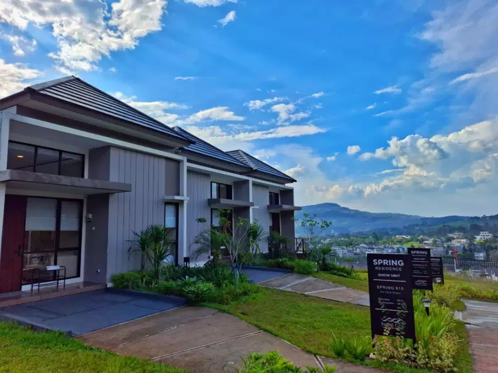 Harga Promo! Hunian Asri Sentul City, Pemandangan Gunung, Lokasi Strategis