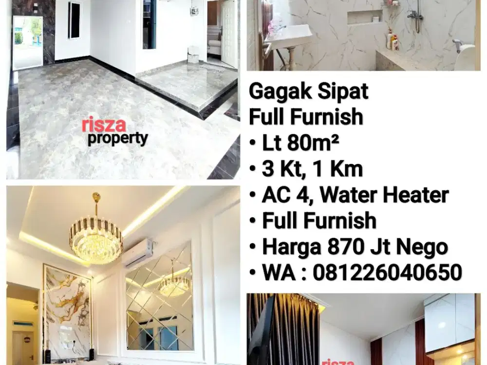 Jual Rumah Siap Huni Full Furnish Area Gagak Sipat Boyolali, Dekat Bandara, Pintu Tol