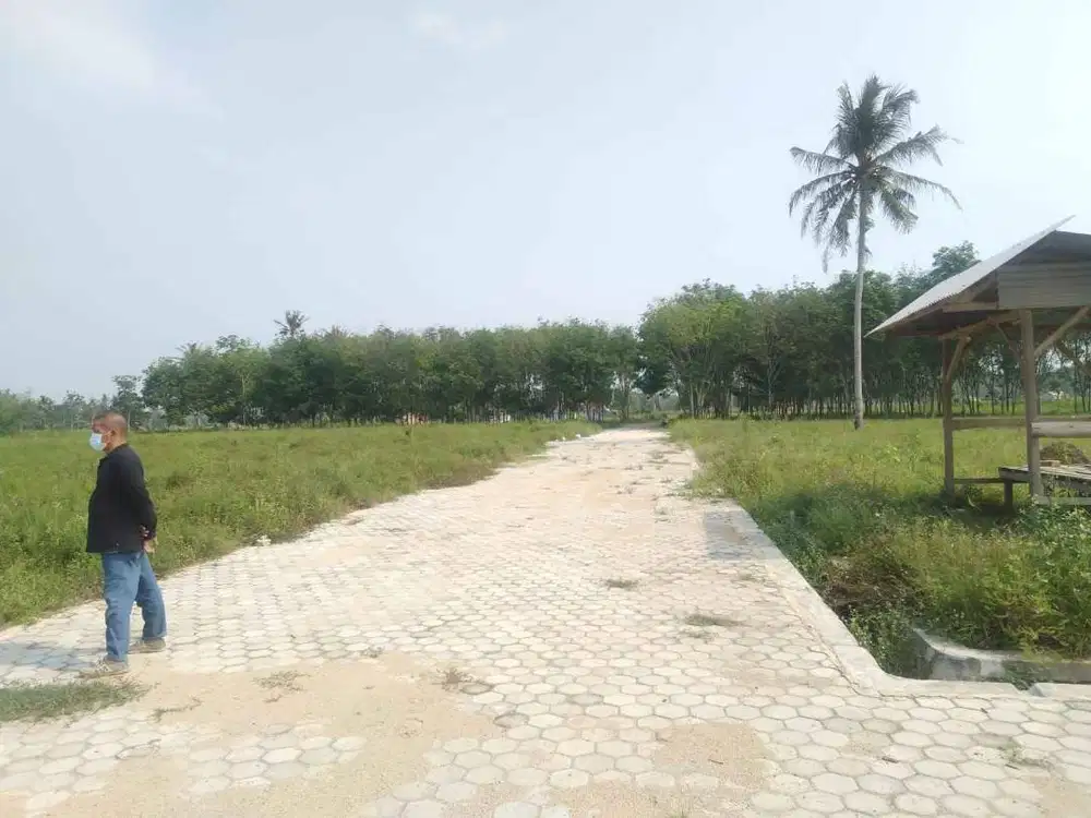 KAVLING MURAH ITERA JALAN KAVLING SUDAH PAFING BLOK