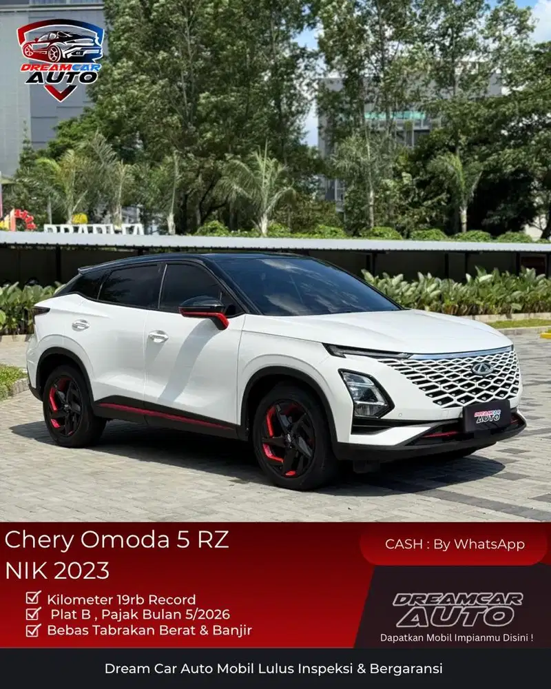 [ KM19RB ] Chery Omoda 5 RZ 2023 Putih ( sejenis MG HS, Creta, HRV)