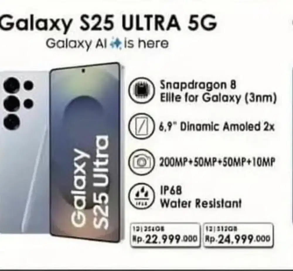 GALAXY S25 ULTRA 5GB
