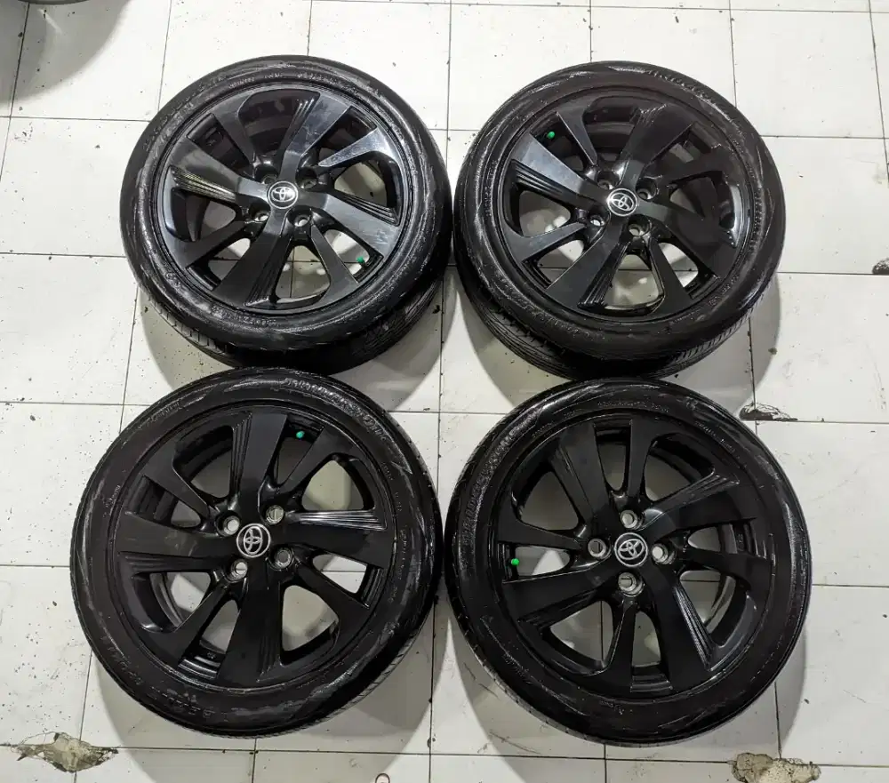 R16 original yaris TRD mulus+ban Bridgestone