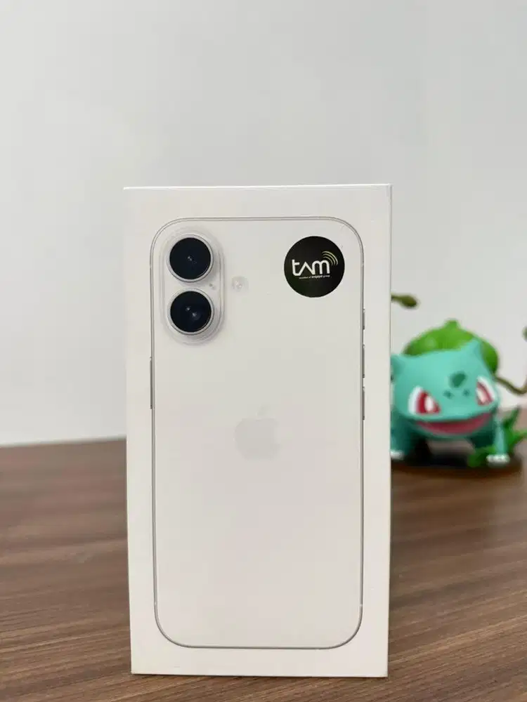 BNIB / NEW iPhone 16 white 128gb basic iBox BARU SEGEL GARANSI RESMI