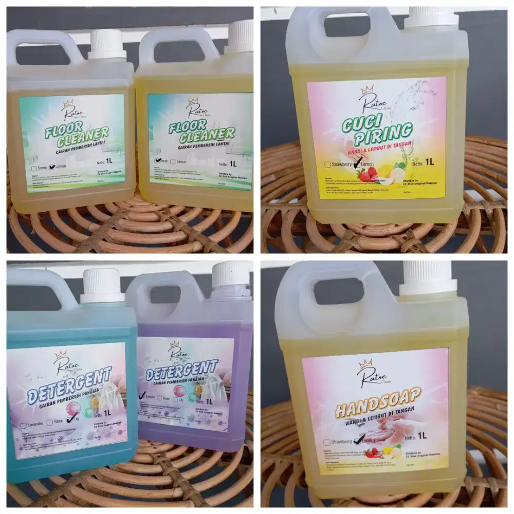 Sabun cuci piring, Sabun cuci tangan, dll