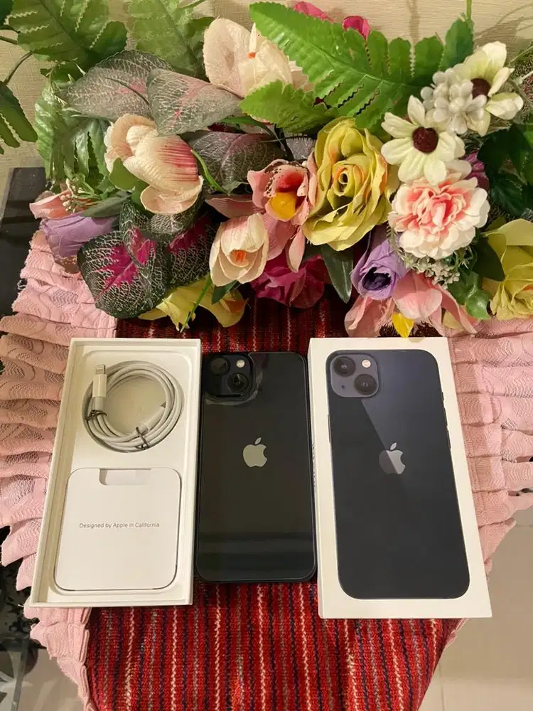 IPHONE 13 128 GARANSI IBOX MIDNIGHT