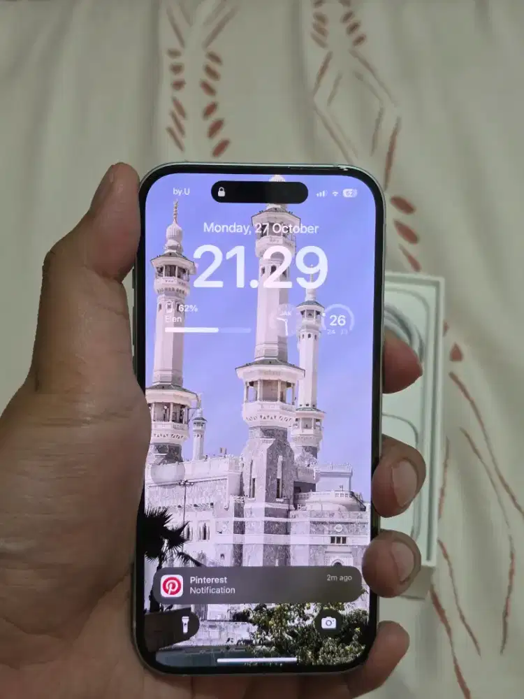 iPhone 15 256GB Icy Blue Like New Garansi iBox