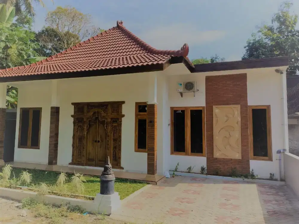 Rumah Murah Ala Villa Etnik Suasana Asri di Borobudur