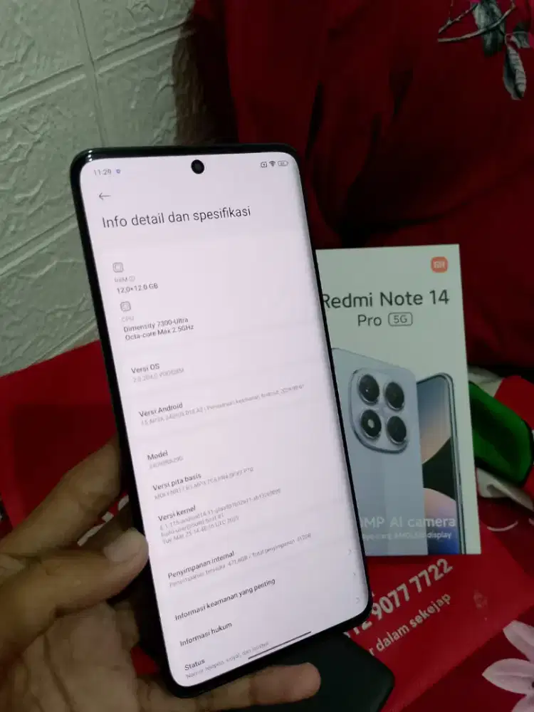 Dijual Cepat Xiaomi Note 14 Pro 5G 12/512