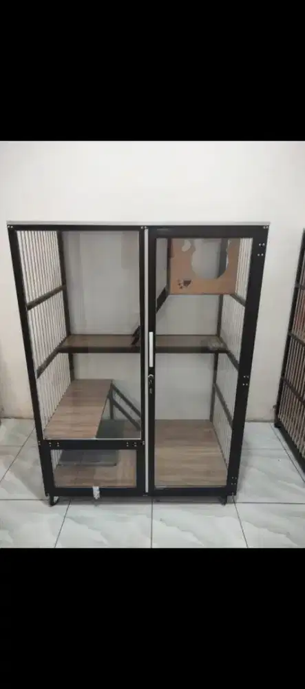 Kandang kucing aluminium